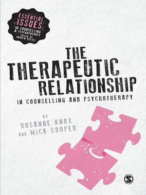 cover image of The Therapeutic Relationship in Counselling and Psychotherapy